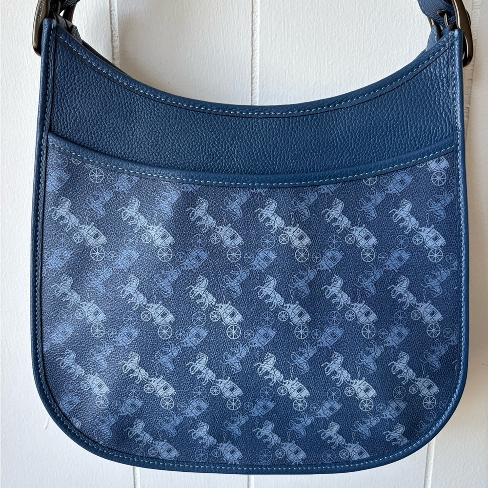 Coach Emery Crossbody with Horse and Carriage Print - Blue - Picture 5 of 13